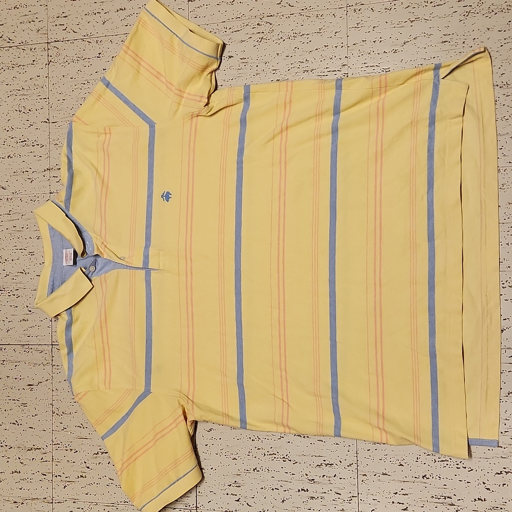 Brooks Brothers Embroidered Logo Easter Color 1/4 Button Down Polo Shirt